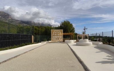 Fantastic villa with panoramic sea views.